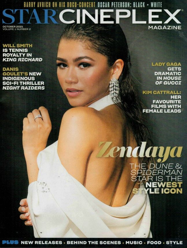CINEPLEX magazine side cover  October 2021