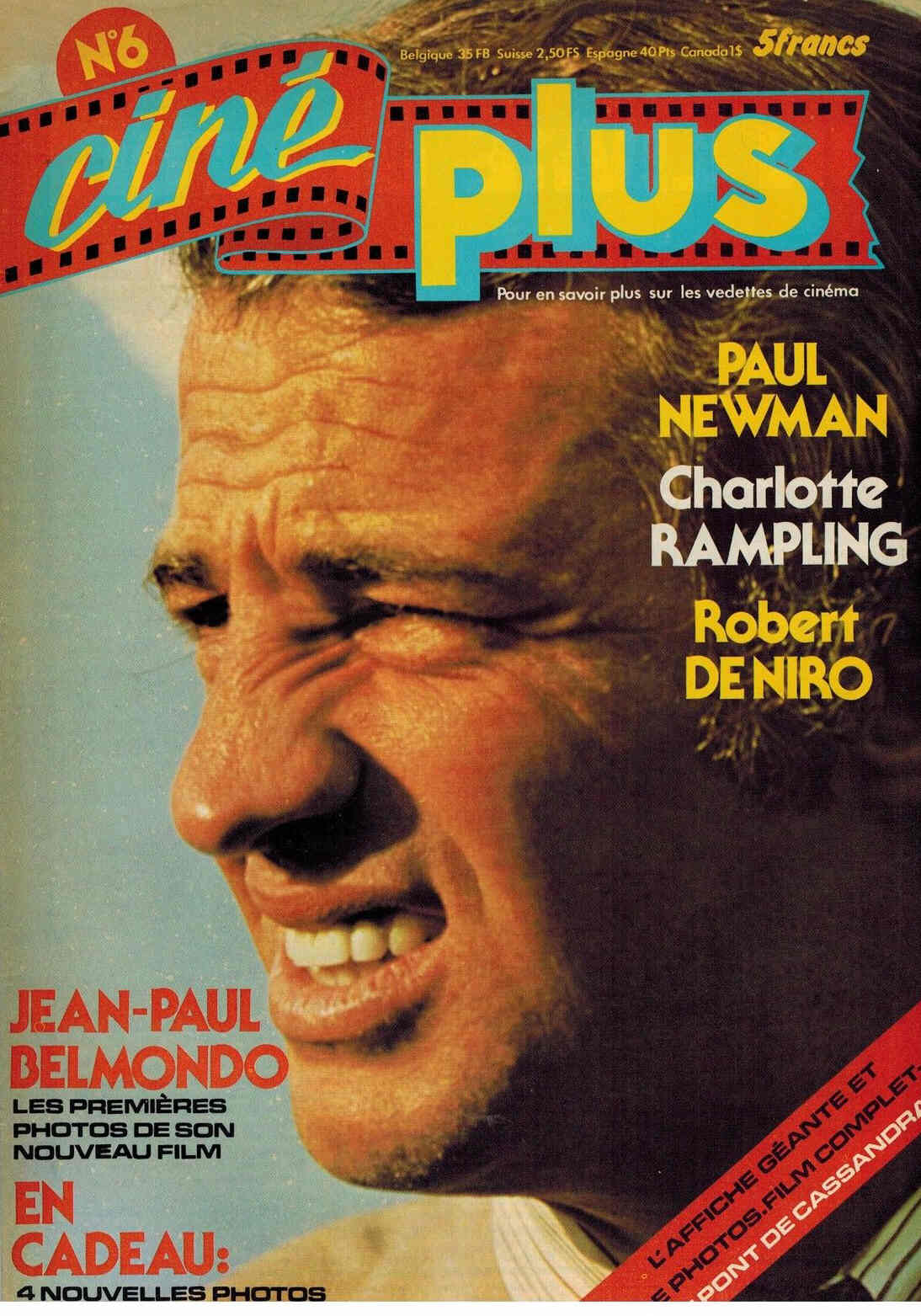 CINE PLUS magazine side cover Issue 6  1977