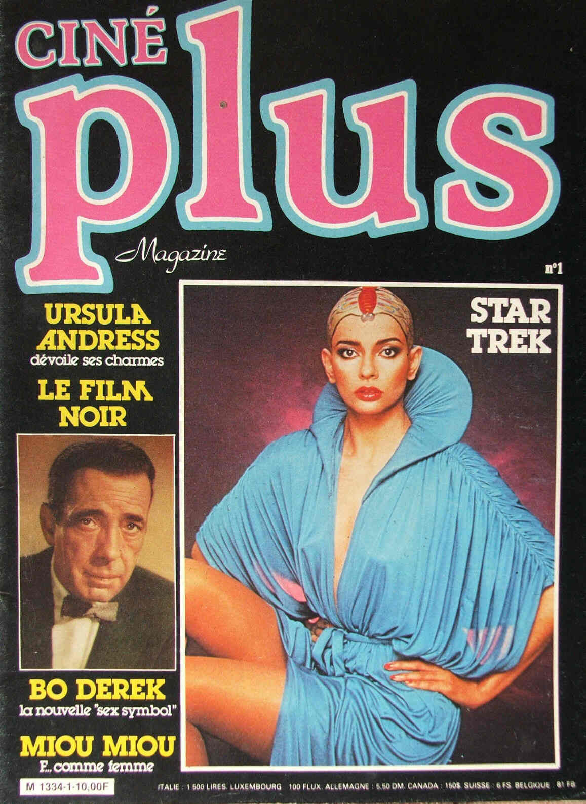 CINE PLUS magazine side cover Issue 1 March 1980