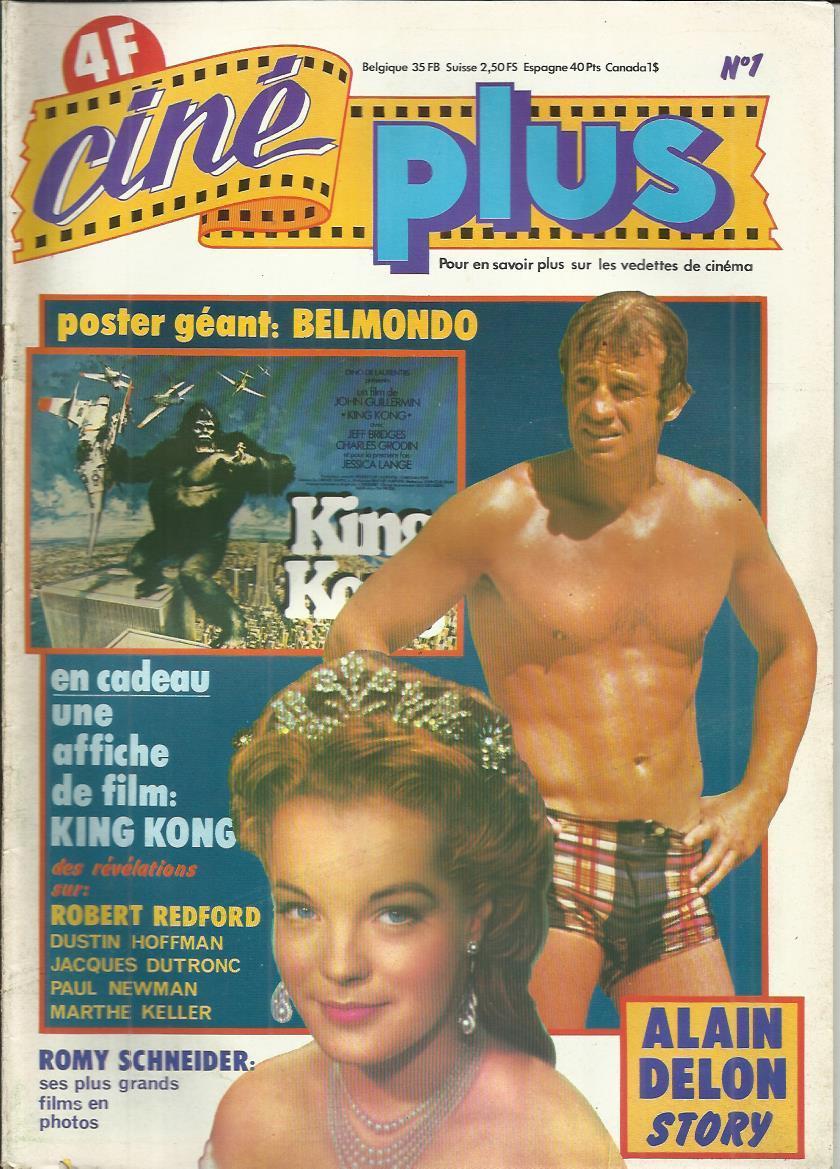 CINE PLUS magazine side cover Issue 1 January 1977
