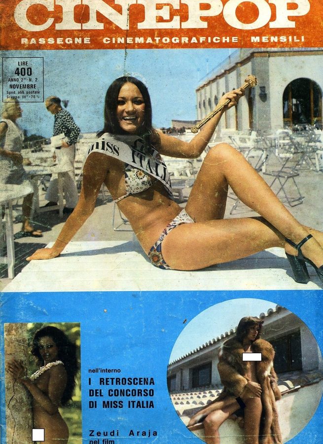 CINEPOP magazine side cover Issue 2 November 1972