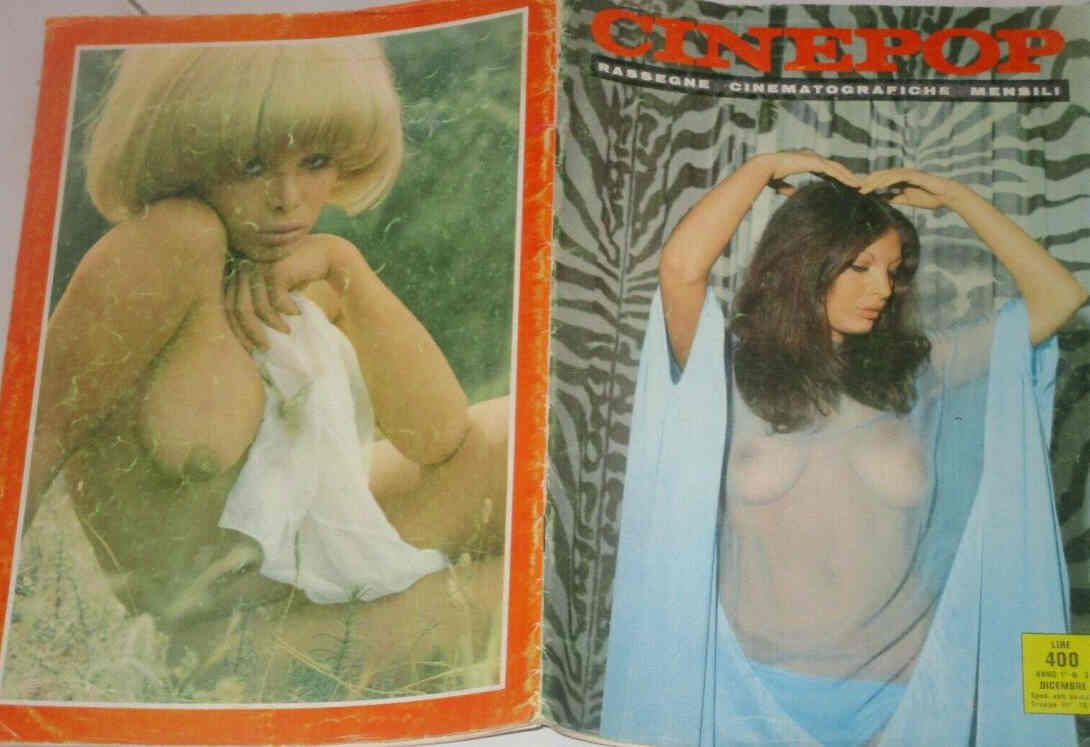 CINEPOP magazine side cover  December 1972