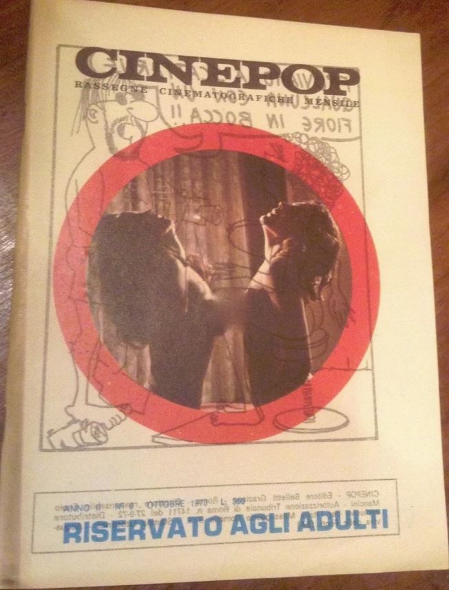 CINEPOP magazine side cover Issue 6 October 1973