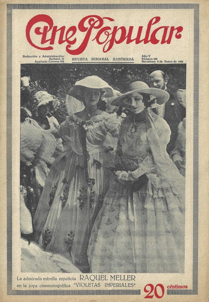 CINE POPULAR magazine side cover Issue 150 9 January 1924