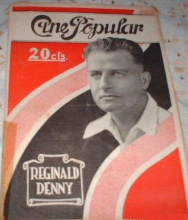 CINE POPULAR magazine side cover Issue 169 21 May 1924
