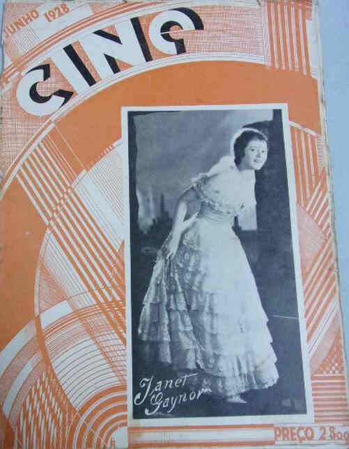 CINE (Portugal) magazine side cover Issue 1 June 1928
