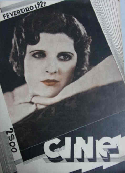 CINE (Portugal) magazine side cover Issue 9 February 1929