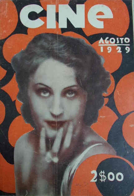 CINE (Portugal) magazine side cover Issue 13 August 1929