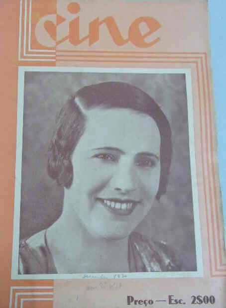 CINE (Portugal) magazine side cover Issue 18  1930