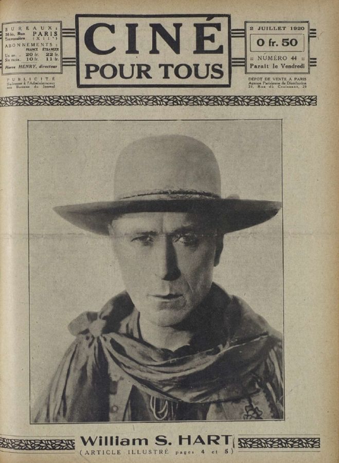 CINE POUR TOUS magazine side cover Issue 44 2 July 1920
