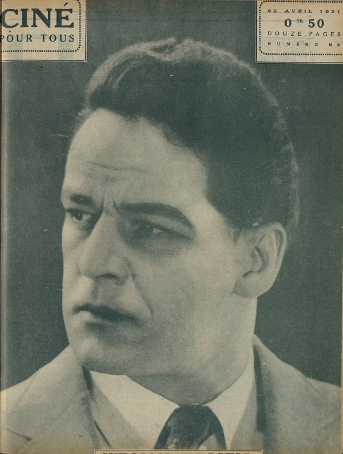 CINE POUR TOUS magazine side cover Issue 64 22 April 1921