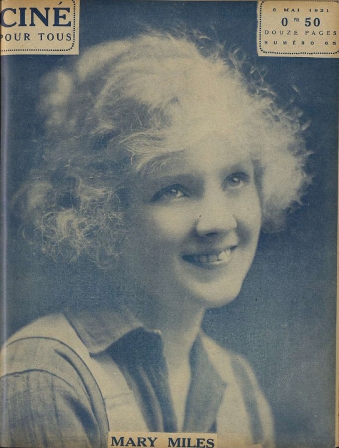 CINE POUR TOUS magazine side cover Issue 65 6 May 1921