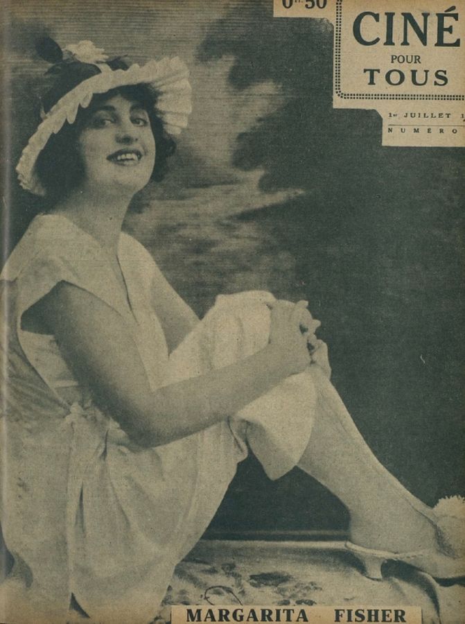 CINE POUR TOUS magazine side cover Issue 69 1 July 1921