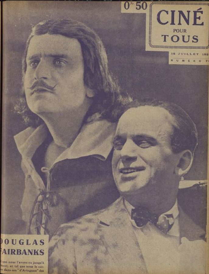 CINE POUR TOUS magazine side cover Issue 70 15 July 1921