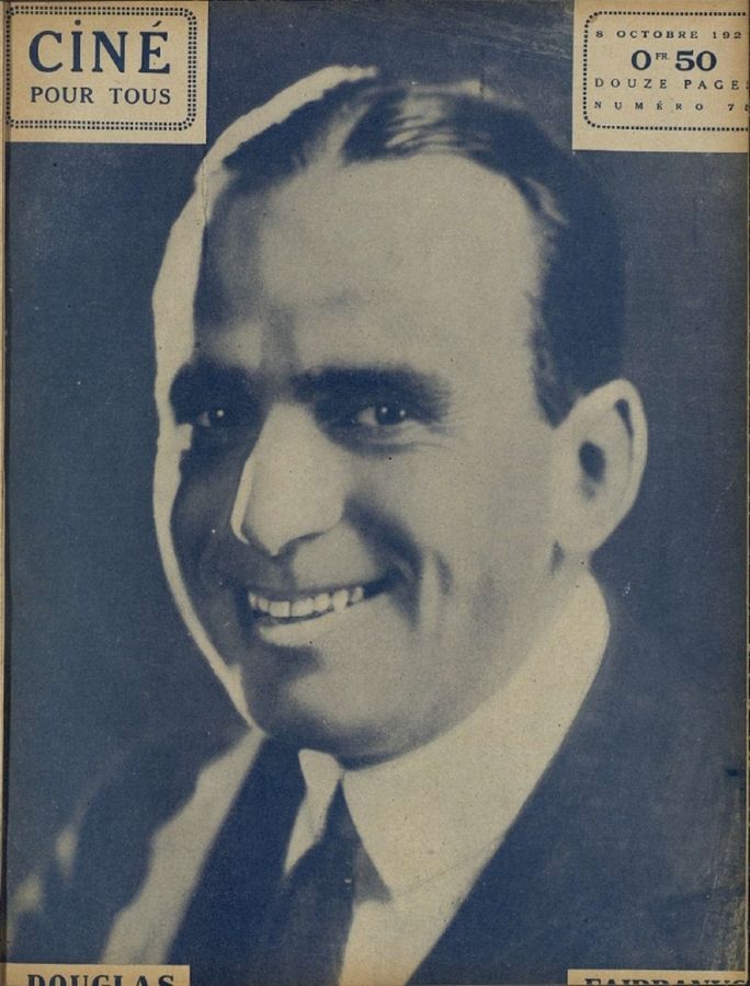 CINE POUR TOUS magazine side cover Issue 75 8 October 1921