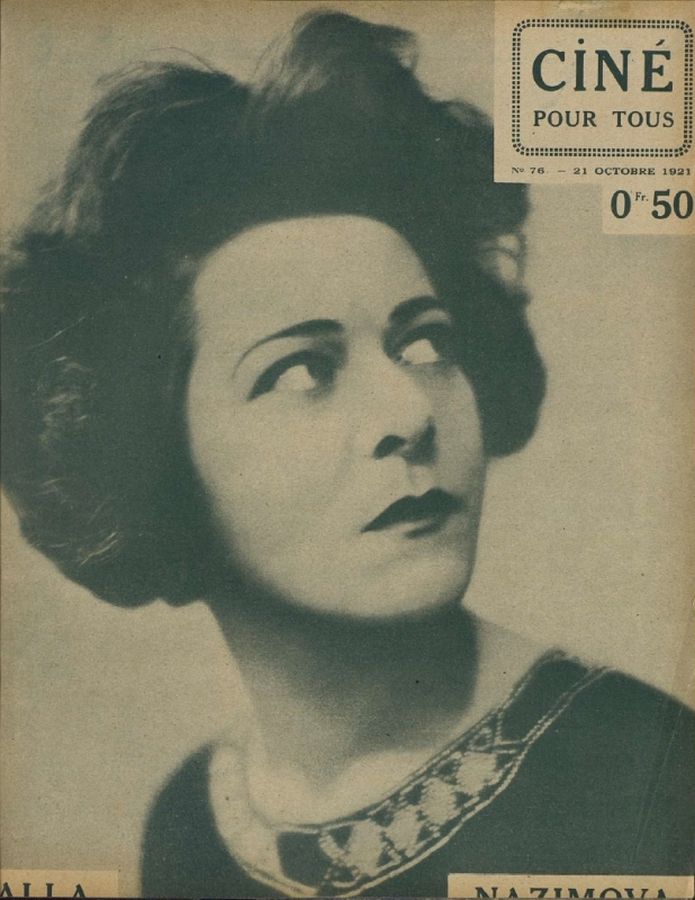 CINE POUR TOUS magazine side cover Issue 76 21 October 1921