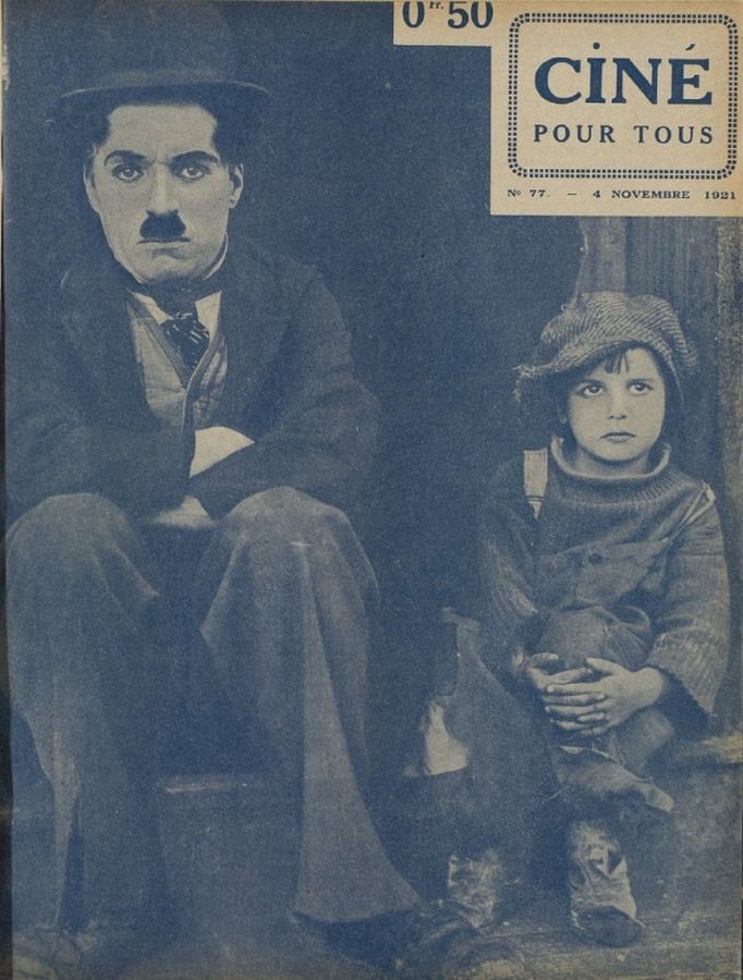 CINE POUR TOUS magazine side cover Issue 77 4 November 1921