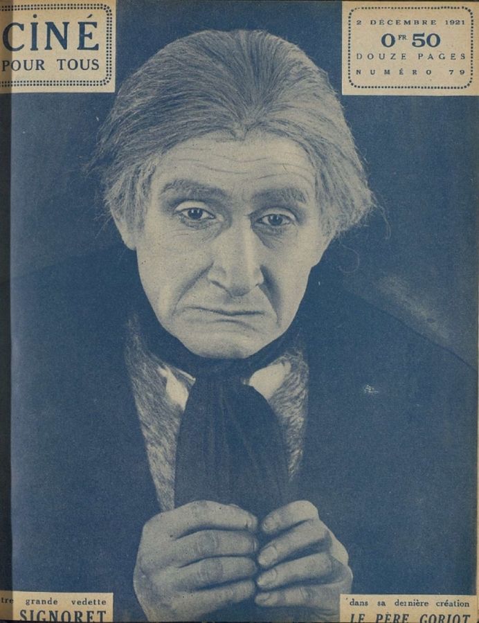 CINE POUR TOUS magazine side cover Issue 79 2 December 1921