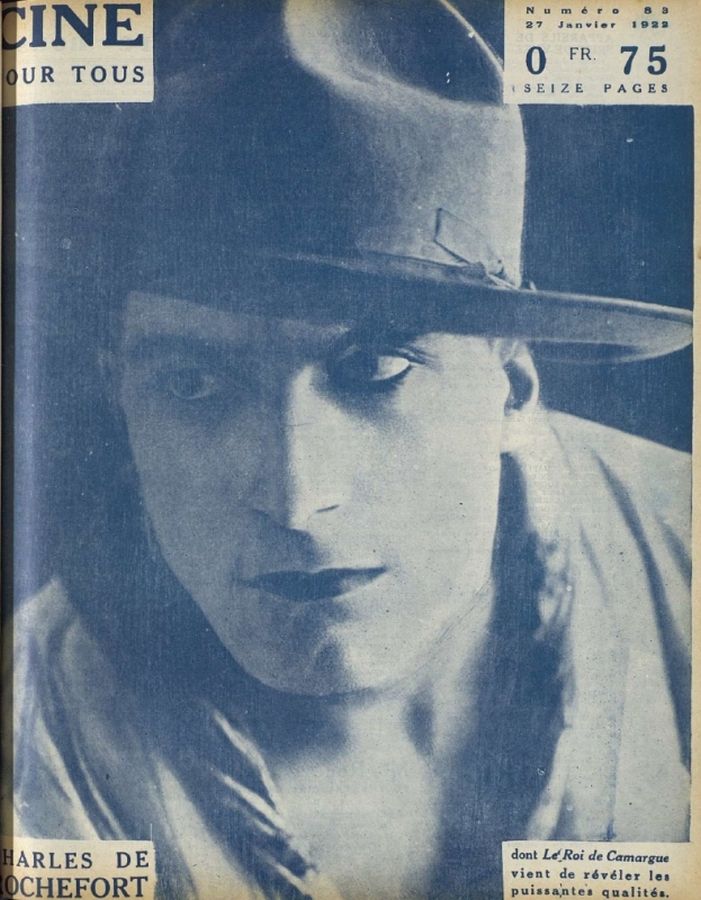 CINE POUR TOUS magazine side cover Issue 83 27 January 1922