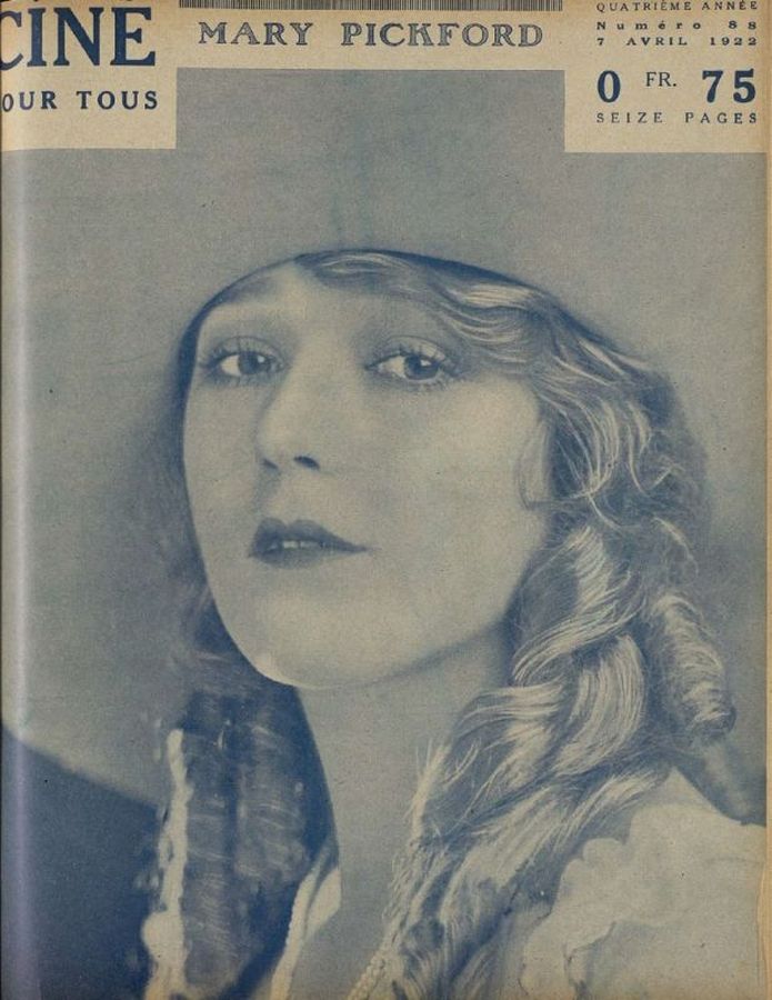 CINE POUR TOUS magazine side cover Issue 88 7 April 1922