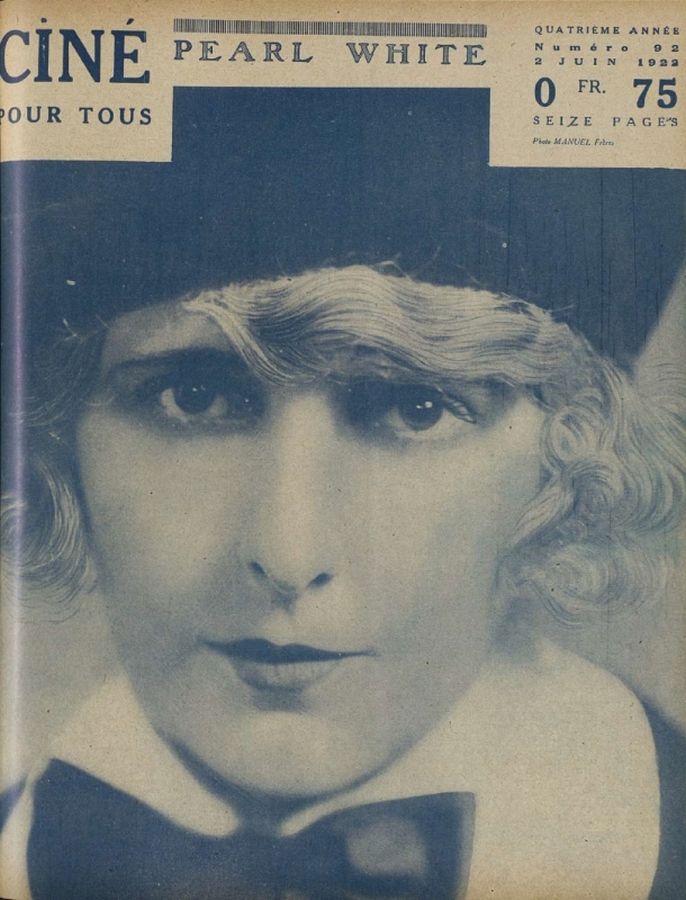 CINE POUR TOUS magazine side cover Issue 92 2 June 1922