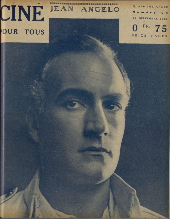 CINE POUR TOUS magazine side cover Issue 98 22 September 1922