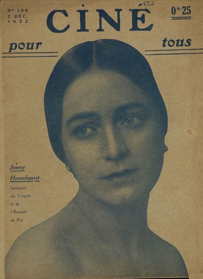 CINE POUR TOUS magazine side cover Issue 106 7 December 1922