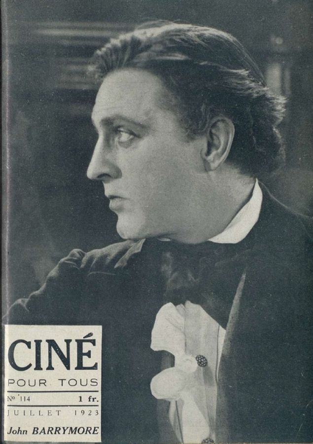 CINE POUR TOUS magazine side cover Issue 114 July 1923