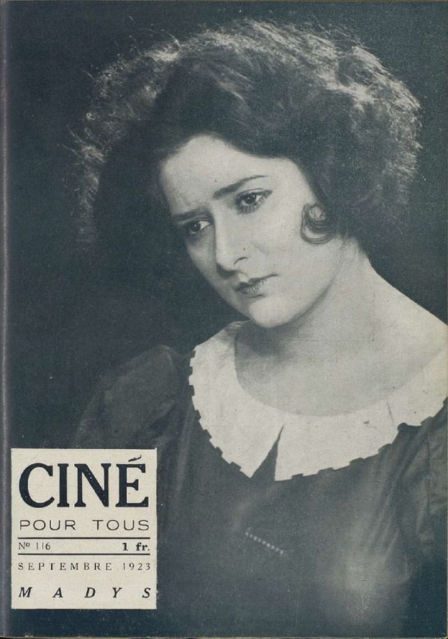 CINE POUR TOUS magazine side cover Issue 116 September 1923