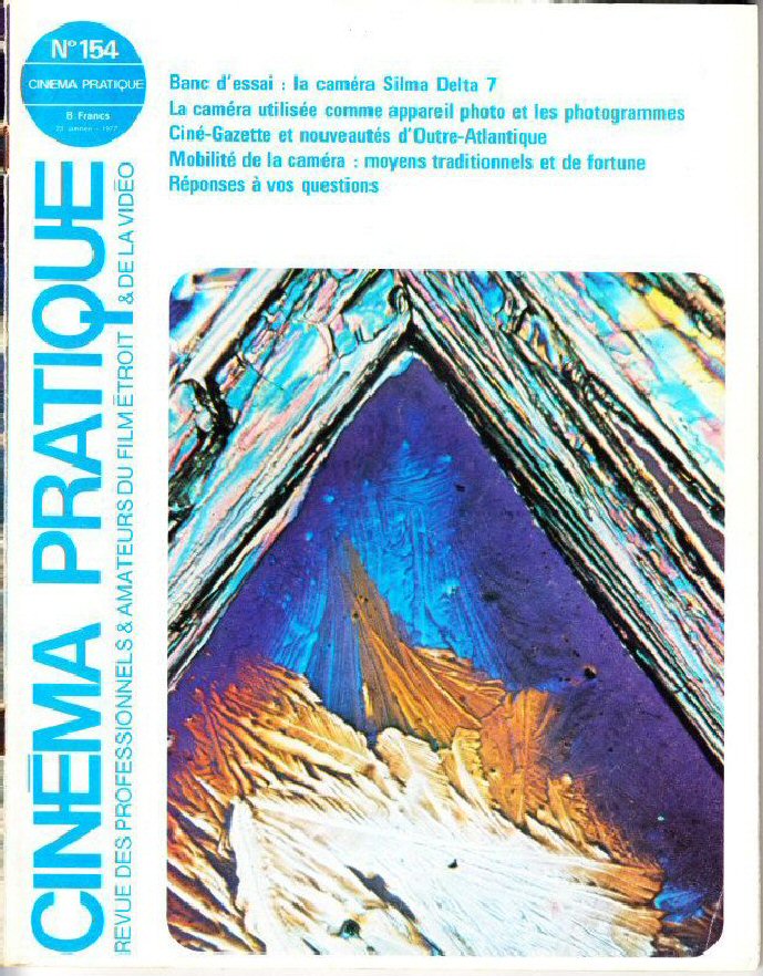 CINEMA PRATIQUE magazine side cover Issue 154   1977