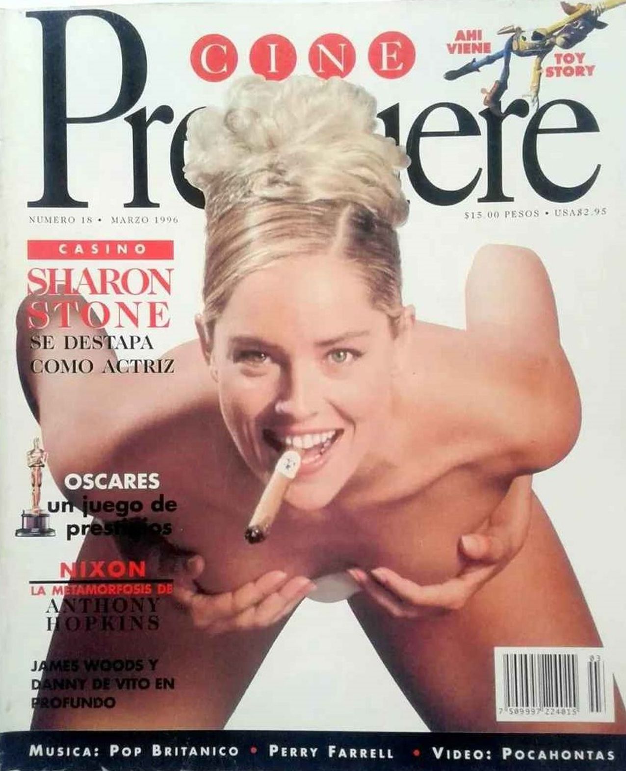 CINE PREMIERE magazine side cover Issue 18  March 1996