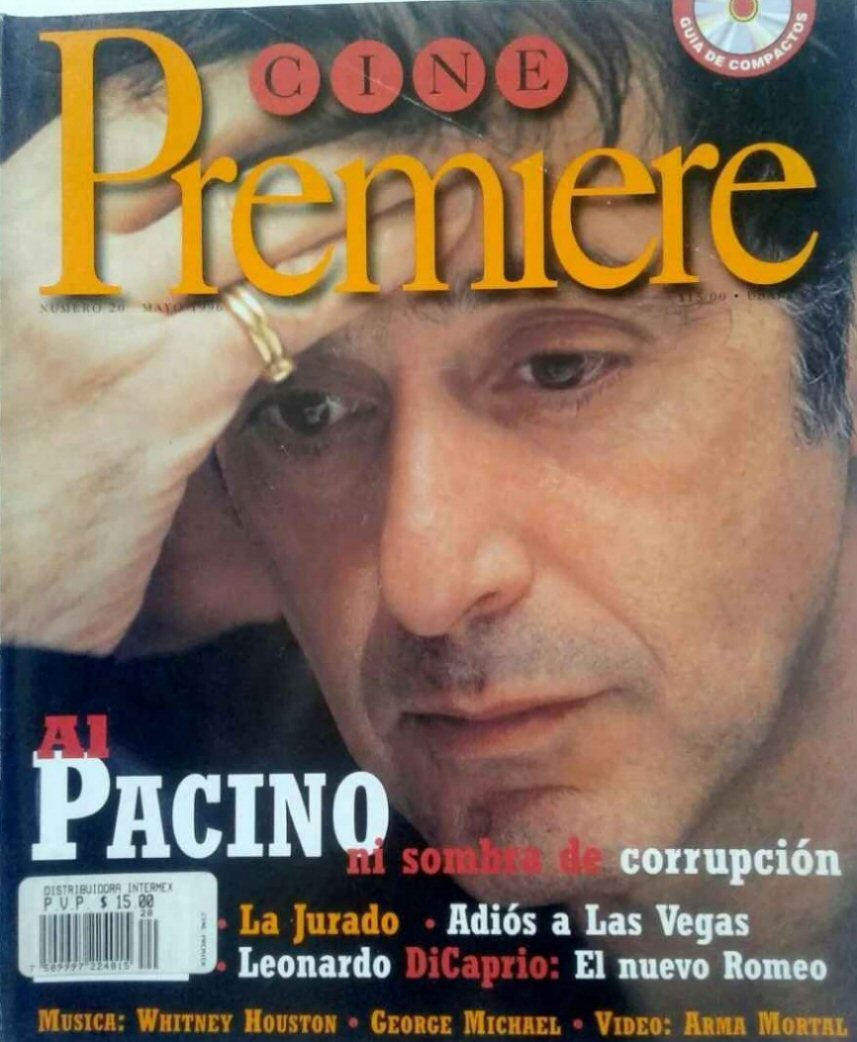 CINE PREMIERE magazine side cover Issue 20  May 1996