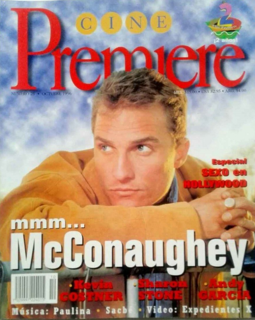 CINE PREMIERE magazine side cover Issue 25  October 1996