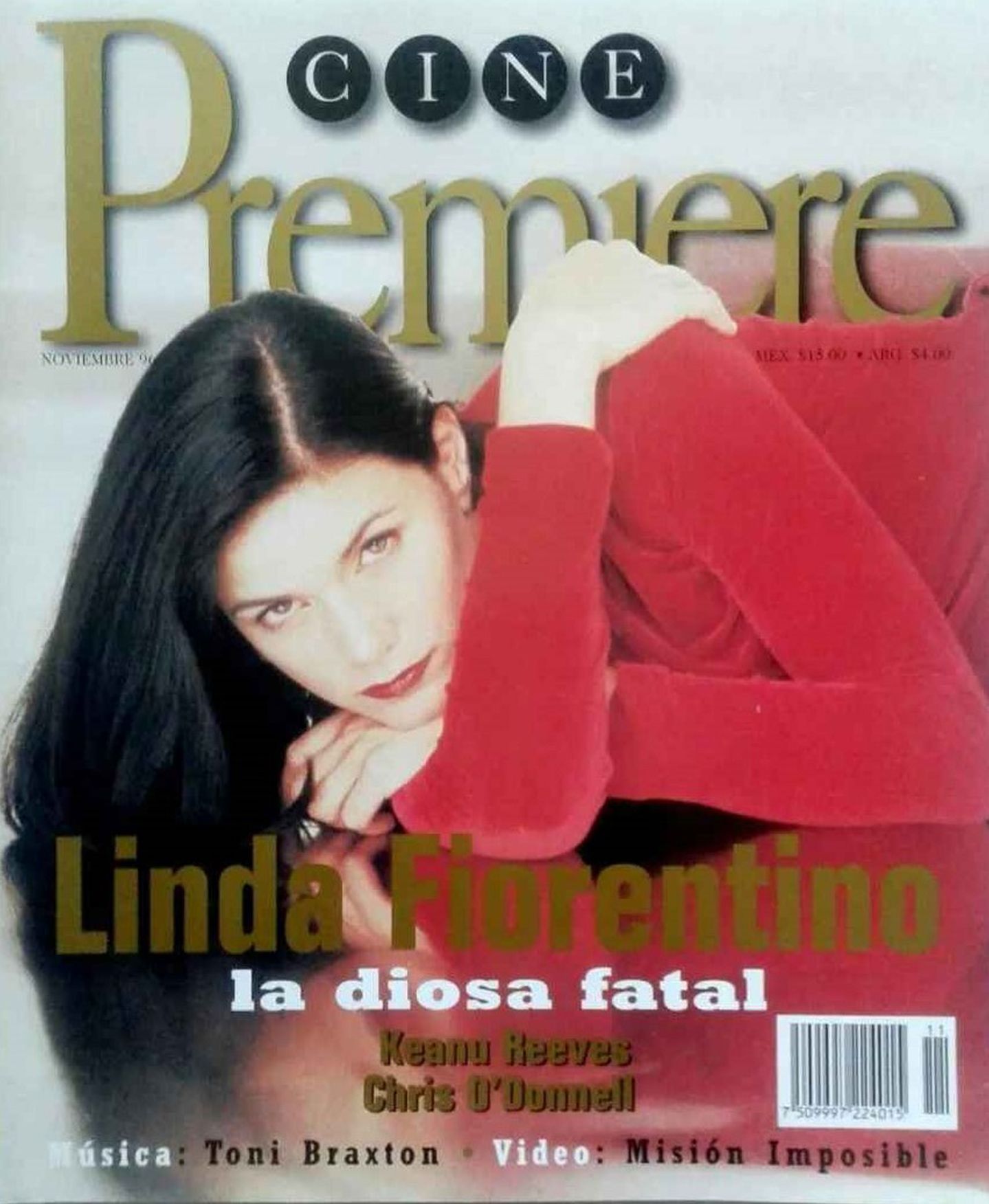 CINE PREMIERE magazine side cover Issue 26  November 1996