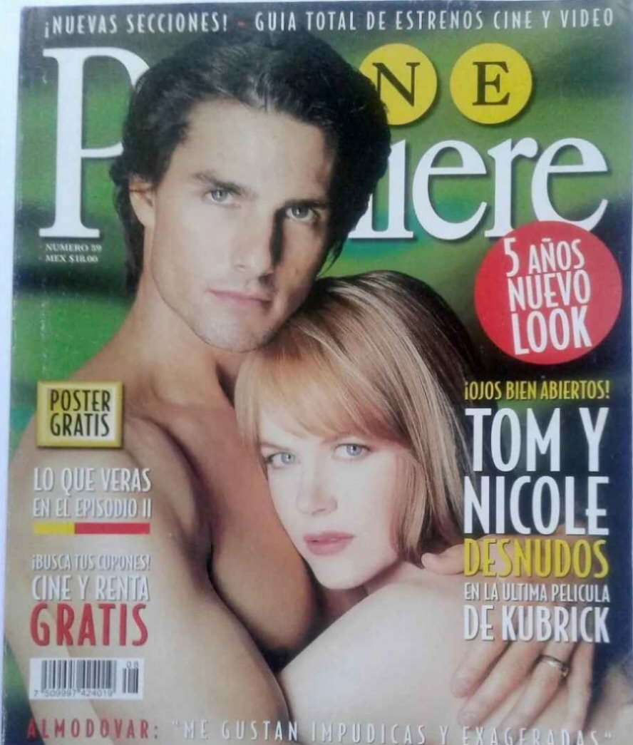 CINE PREMIERE magazine side cover Issue 59  August 1999