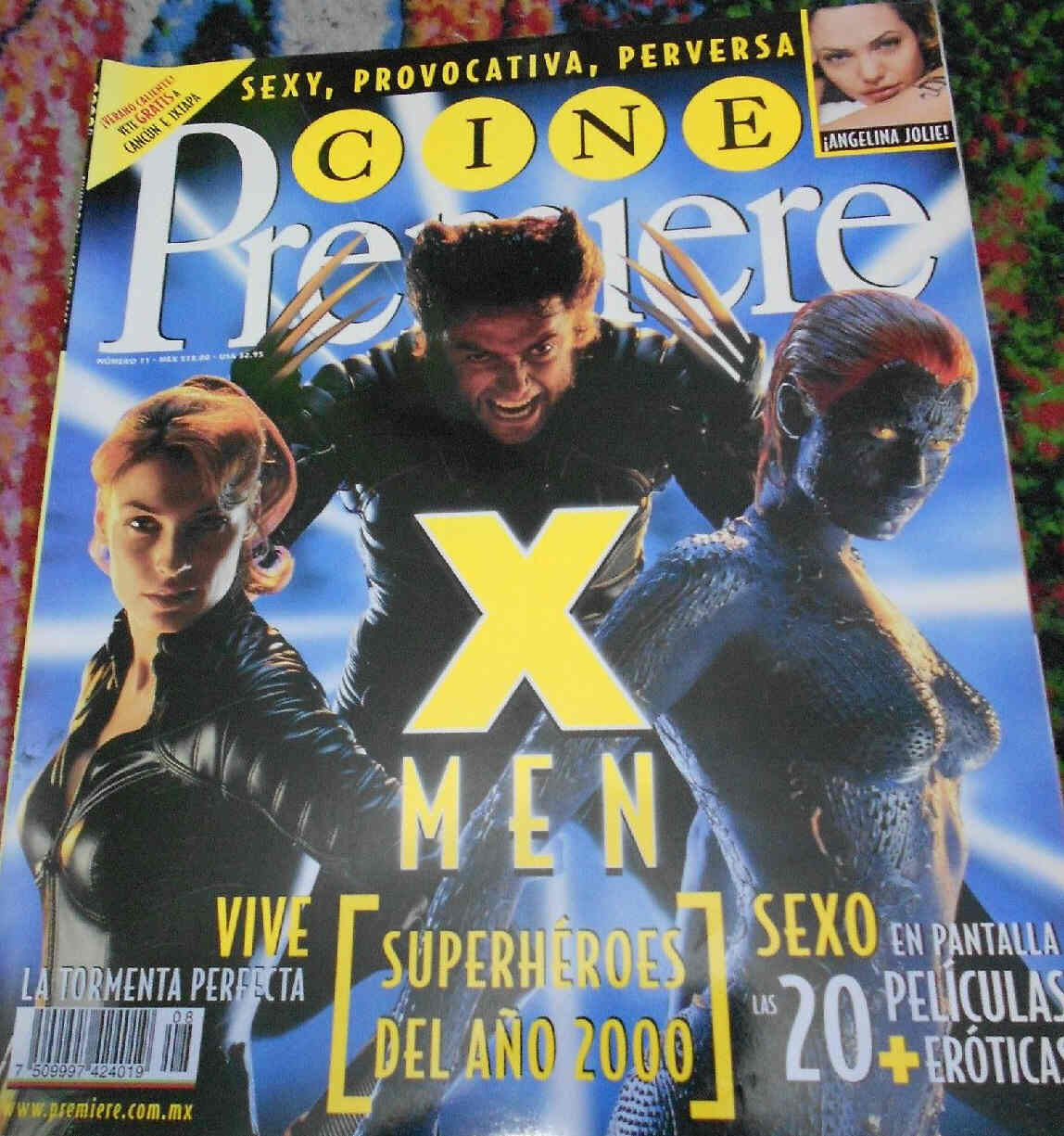 CINE PREMIERE magazine side cover Issue 71  August 2000