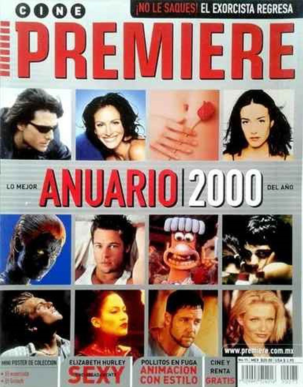 CINE PREMIERE magazine side cover Issue 75  December 2000