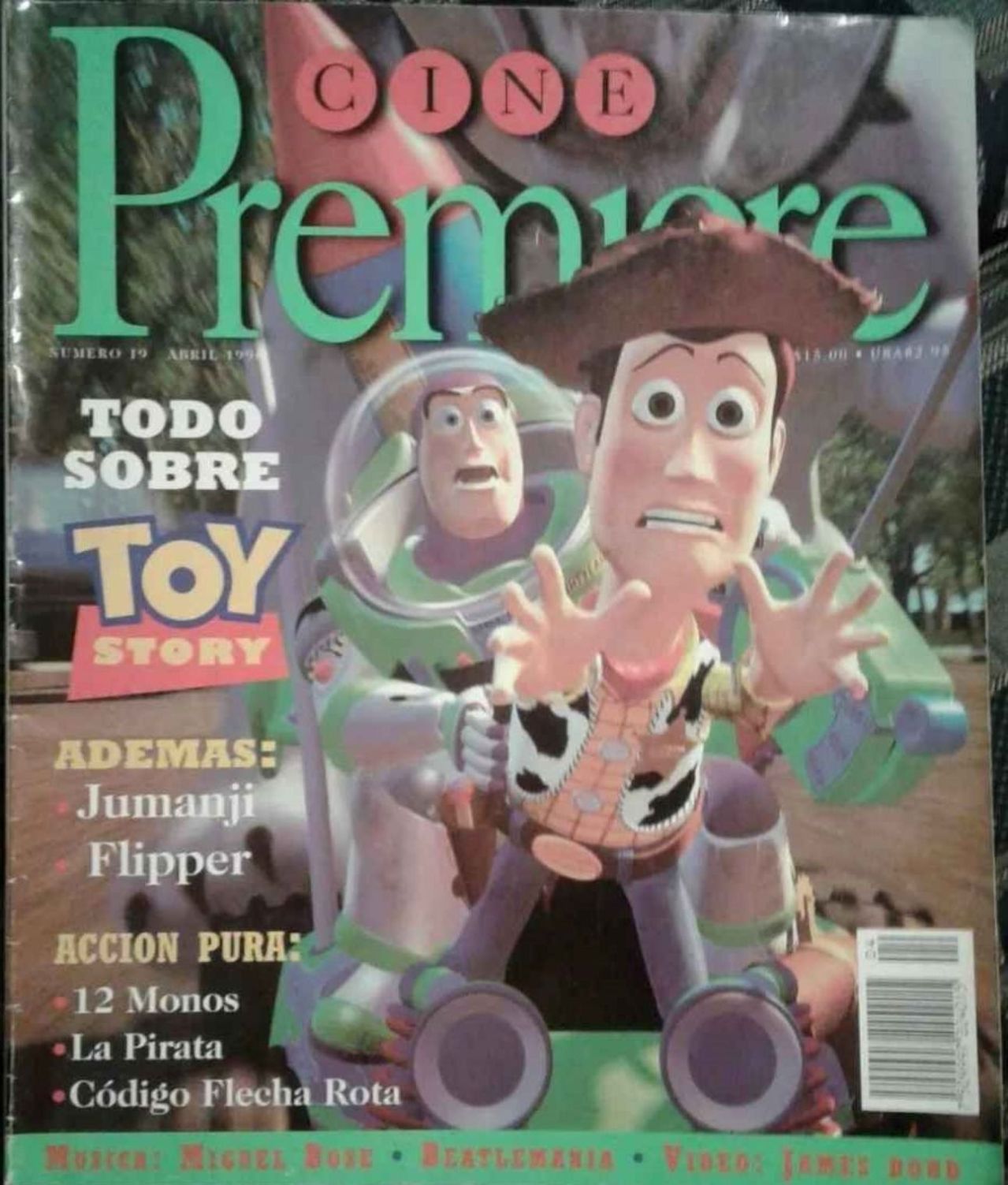 CINE PREMIERE magazine side cover Issue 19  April 1996