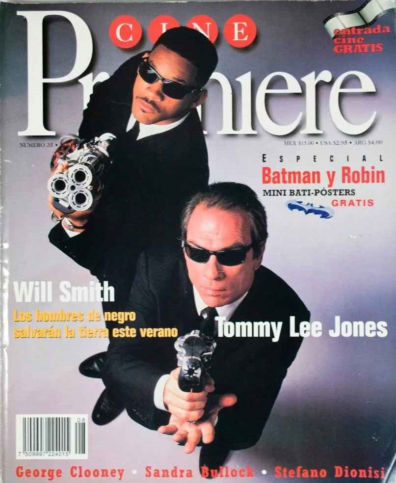 CINE PREMIERE magazine side cover Issue 35  August 1997