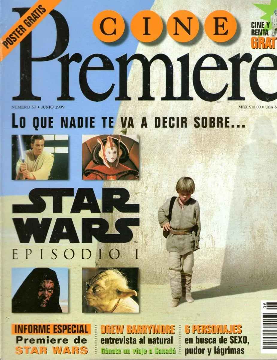 CINE PREMIERE magazine side cover Issue 57  June 1999