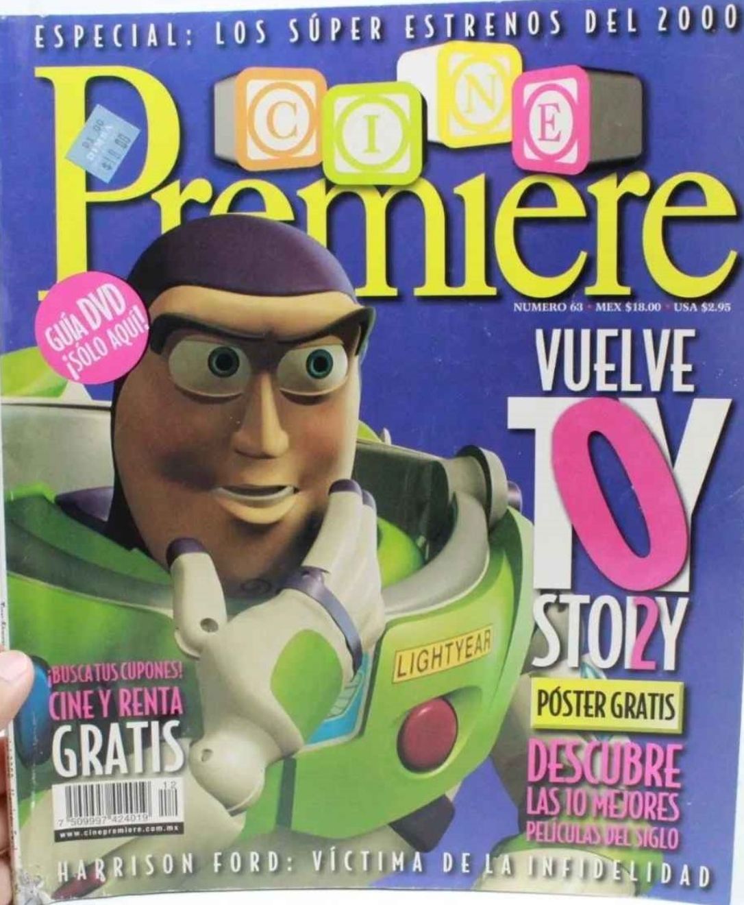 CINE PREMIERE magazine side cover Issue 63  December 1999