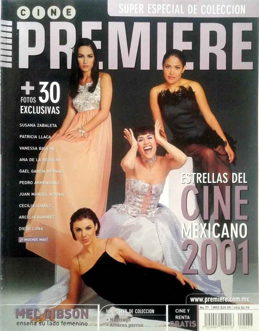 CINE PREMIERE magazine side cover Issue 77  February 2001