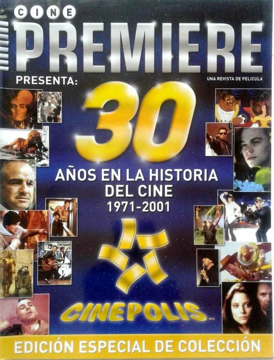 CINE PREMIERE magazine side cover  Special  March 2001