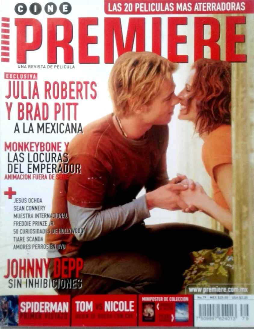 CINE PREMIERE magazine side cover Issue 79  April 2001