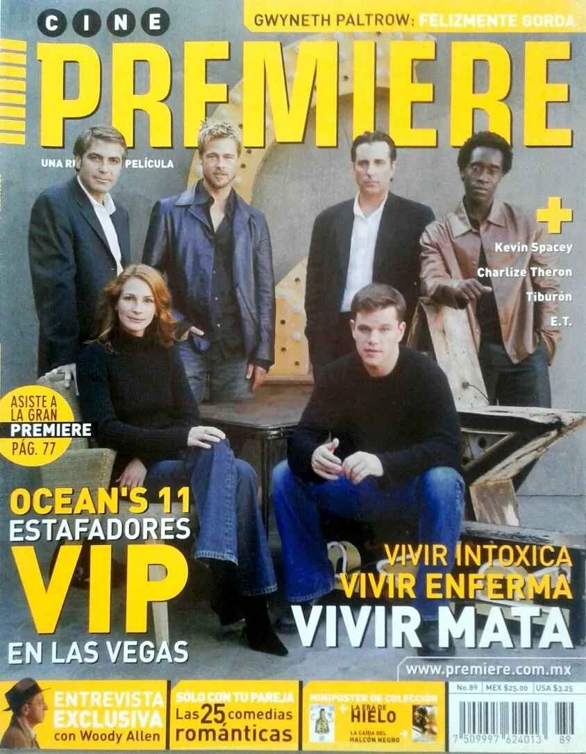CINE PREMIERE magazine side cover Issue 89  February 2002