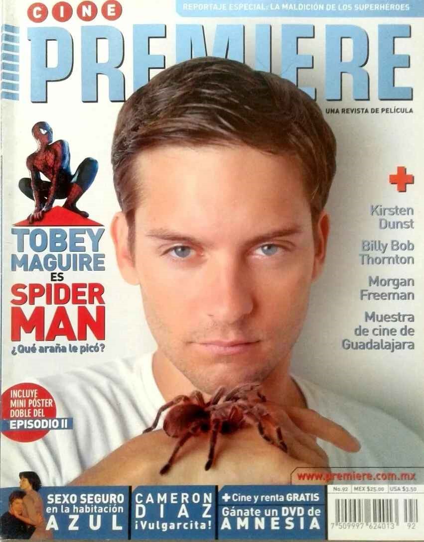 CINE PREMIERE magazine side cover Issue 92  May 2002