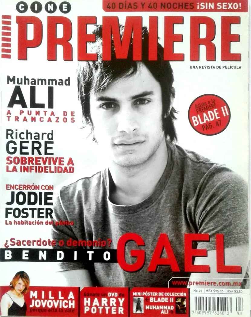 CINE PREMIERE magazine side cover Issue 93  June 2002
