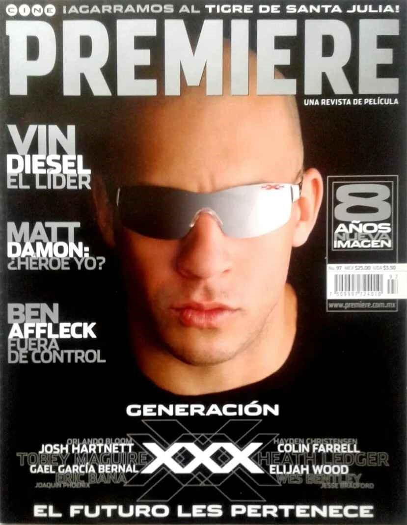 CINE PREMIERE magazine side cover Issue 97  September 2002