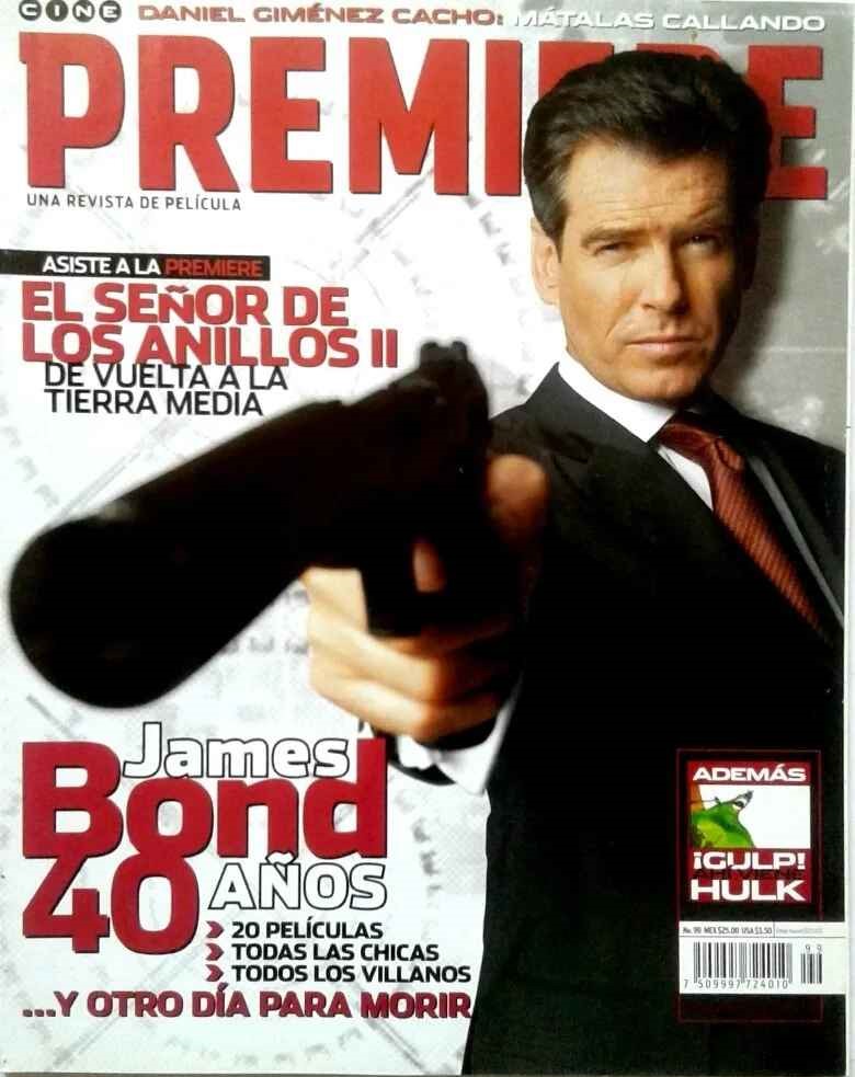 CINE PREMIERE magazine side cover Issue 99  December 2002