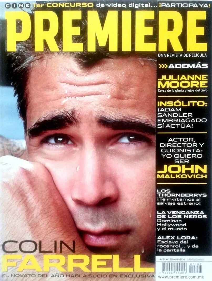 CINE PREMIERE magazine side cover Issue 103  April 2003